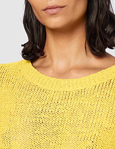 Only onlGEENA XO L/S Pullover KNT Noos suéter, Amarillo (Solar Power Solar Power), 40 (Talla del Fabricante: Medium) para Mujer