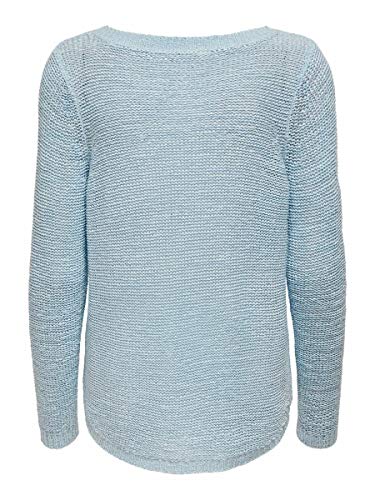 Only onlGEENA XO L/S PULLOVER KNT NOOS, Suéter para Mujer, Azul (Cashmere Blue), M