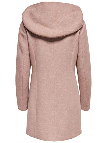 Only onlSEDONA Light Coat OTW Noos Abrigo, Marrón (Mocha Mousse Detail:Melange), 36 (Talla del Fabricante: Small) para Mujer