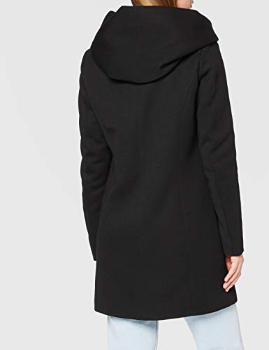 Only Onlsedona Light Coat Otw Noos Abrigo, Negro (Black Black), 34 (Talla del Fabricante: X-Small) para Mujer