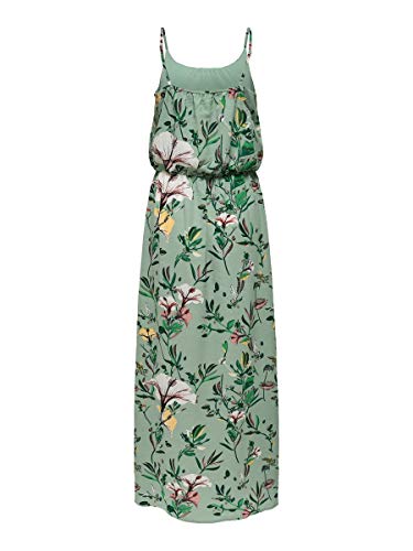 Only Onlwinner SL Maxidress Noos Wvn Vestido Casual, Granite Green, 34 para Mujer