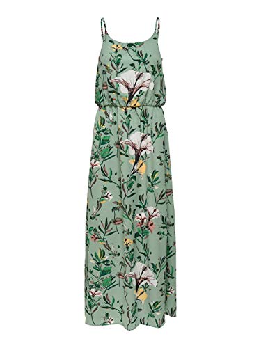 Only Onlwinner SL Maxidress Noos Wvn Vestido Casual, Granite Green, 34 para Mujer