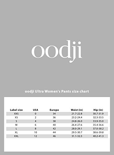 oodji Ultra Mujer Pantalones Básicos de Algodón, Rojo, DE 36 / EU 38 / S