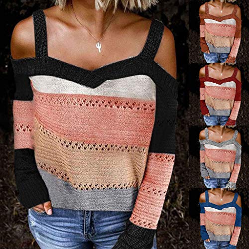 OverDose mujer V Cuello Encaje Patchwork Nueva Primavera De OtoñO De Manga Larga Camisa Casual Boho Ladies Tops Blusa