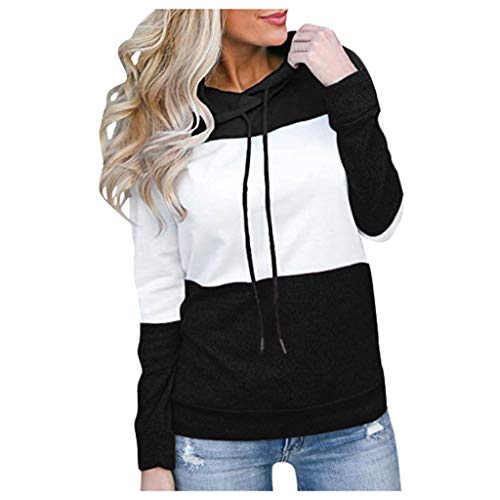 Overdose Tallas Grandes De Las Mujeres De Manga Larga 2018 Nuevo OtoñO Bestsell Popular Chic Blusa Moda Blusa Top Camisetas Top (Medium, Negro)