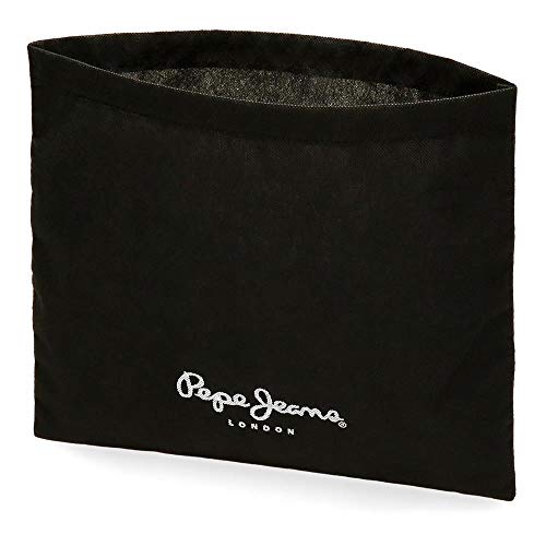 Pepe Jeans Double Bandolera Pequeña Amarillo 13x16,5x1,5 cms Piel