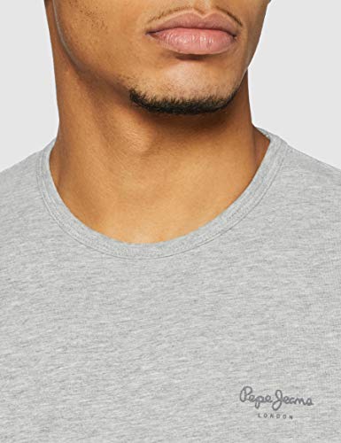 Pepe Jeans Original Basic S/S PM503835 Camiseta, Gris (Grey Marl 933), Medium para Hombre