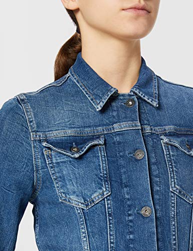 Pepe Jeans Thrift PL400755CF7 Chaqueta Vaquera, Azul (Denim CF7), X-Large para Mujer