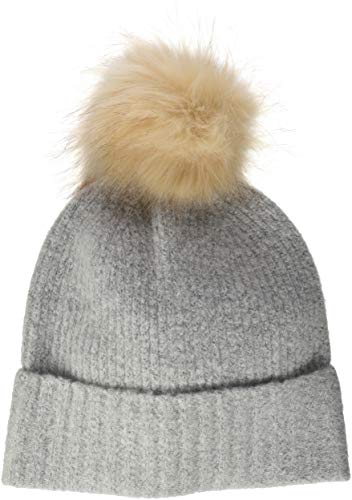 PIECES Pcdiana Wool Hood Noos Gorro de Punto, Gris (Light Grey Melange Light Grey Melange), Talla única para Mujer