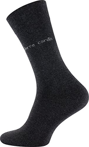 Pierre Cardin® - 6 pares de calcetines de algodón de vestir para hombre, 43-46