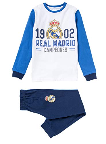 Pijama Niño Real Madrid 1902 Campeones Manga Larga Fino (10)