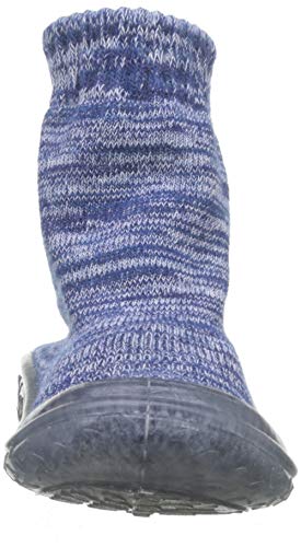 Playshoes Zapatillas Calcetines Antideslizantes, Pantuflas de Punto Unisex niños, Azul (Marine 11), 26/27 EU