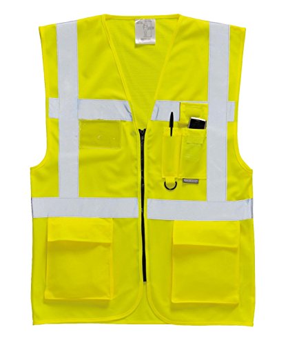 Portwest S476 - Berlín Chaleco Ejecutivo, color Amarillo, talla 5XL