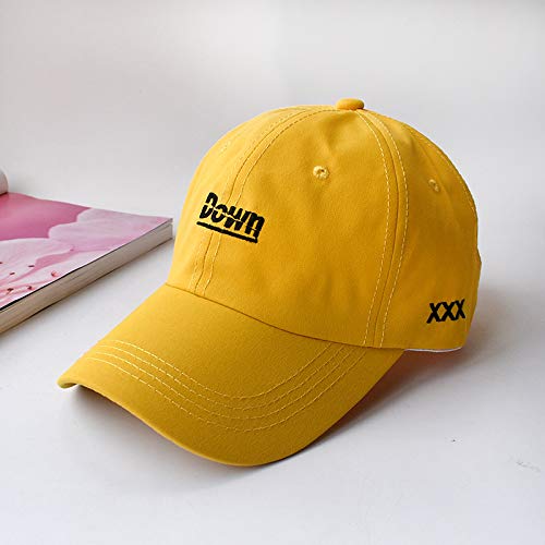 Primavera y Verano Nuevo Sombrero Femenino Bordado Letra Gorra Femenina Coreana Casual Estudiante Moda Hip-Hop Pareja Gorra de béisbol