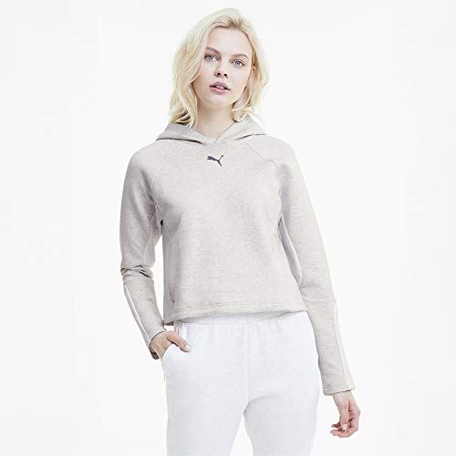 PUMA 58353119 Sudadera con Capucha, Blanco, M para Mujer