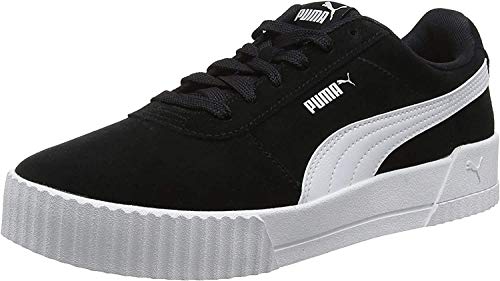 PUMA Carina, Zapatillas Mujer, Negro Black/Black/Silver, 42 EU