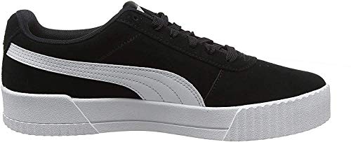 PUMA Carina, Zapatillas Mujer, Negro Black/Black/Silver, 42 EU