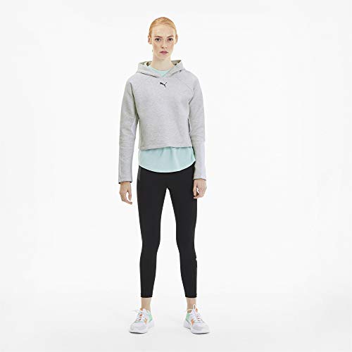 PUMA Evostripe Hoody Sudadera, Mujer, White Heather, M