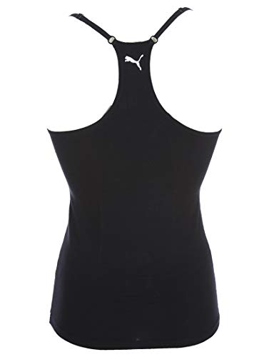 PUMA Iconic Racer Back Tank Top 1p Ropa Interior, Mujer, Negro, Small