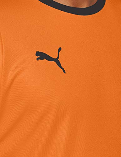 PUMA Liga Jersey T-Shirt, Hombre, Golden Poppy Black, M