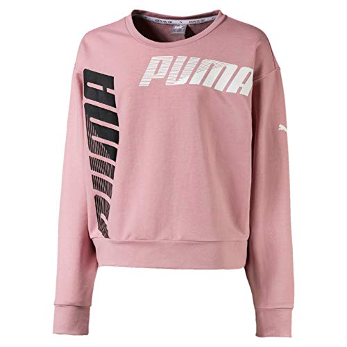 PUMA Modern Sports Crew Sweat TR G Sudadera, Niñas, Bridal Rose, 116