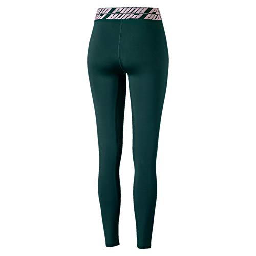 PUMA Own It Full Tight Mallas Deporte, Mujer, Ponderosa Pine-Fair Aqua, XS