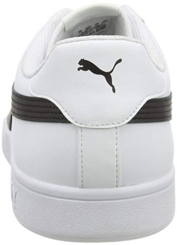 PUMA Smash V2 L, Zapatillas Unisex Adulto, Blanco White Black, 38.5 EU