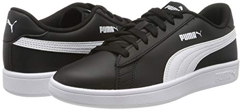 PUMA Smash V2 L, Zapatillas Unisex Adulto, Negro Black White, 39 EU