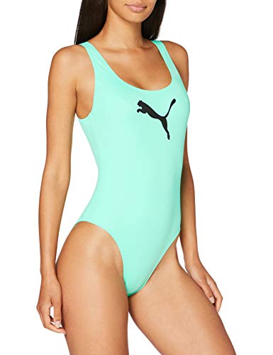 PUMA Women's Classic Bikini Bottom Traje de baño de una Pieza, Verde Menta, L para Mujer