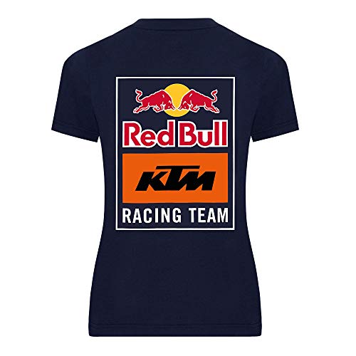 Red Bull KTM Backprint Camiseta, Mujeres Small - Original Merchandise