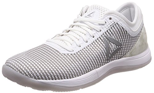 Reebok R Crossfit Nano 8.0, Zapatillas de Deporte Mujer, Blanco (White/Skull Grey/Pure Silver White/Skull Grey/Pure Silver), 37.5 EU