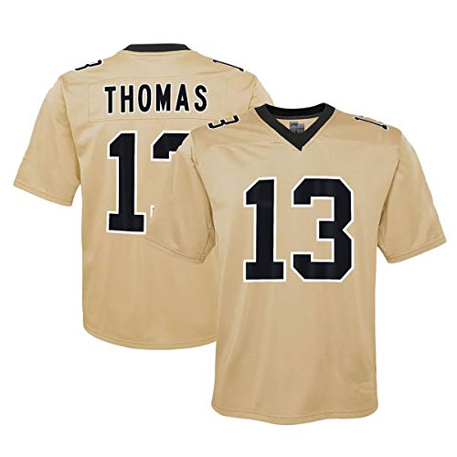 RENDONG Camiseta De Rugby De La NFL Saint # 9 Brees # 13 Thomas # 41Rugby Fans Conmemorativa Edición Deportes Manga Corta,13,S