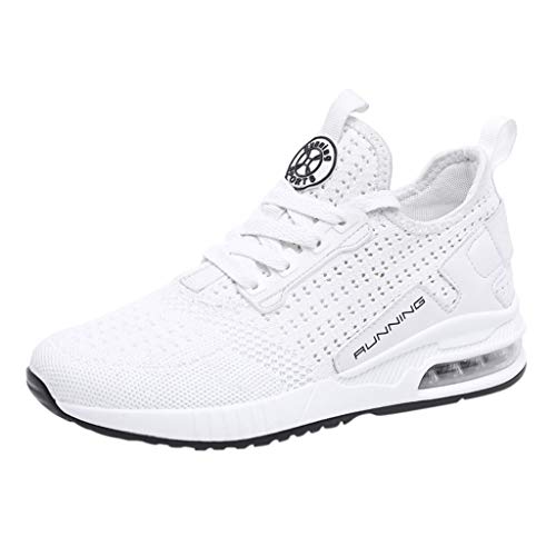 riou Zapatillas Hombres Mujeres Deporte Running Sneakers Malla Ligeras Transpirables Zapatos Casuales Zapatillas para Correr Gimnasio Deportivas Sneakers 36-45