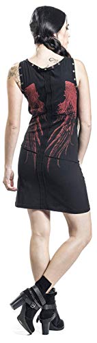 Rock Rebel by EMP Stay A Little Longer Mujer Vestido Corto Negro 5XL