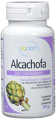 Sanon Alcachofa, Complemento Alimenticio, 200 Comprimidos, 400 mg