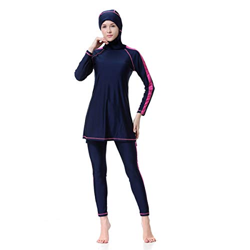 Señoras De Las Mujeres Musulmanas Abaya Dubai Musulmán Islámico Burkini Traje De Baño Traje De Baño Traje De Baño Traje De Baño Traje De Baño Hijab Manga Larga Árabe Ropa S