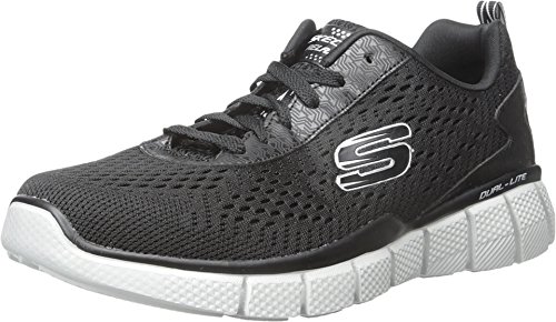 Skechers Equalizer 2.0-Settle The Scor, Zapatillas de Deporte Hombre, Negro (BKGY), 43 EU