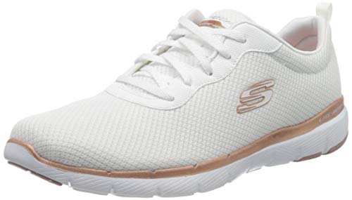 Skechers Flex Appeal 3.0-First Insight, Zapatillas Mujer, Varios Colores (WTRG Black Mesh/Trim), 41 EU