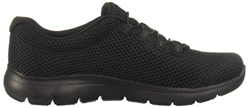 Skechers Summits, Zapatillas Mujer, Negro (BBK Black Mesh/Trim), 41 EU