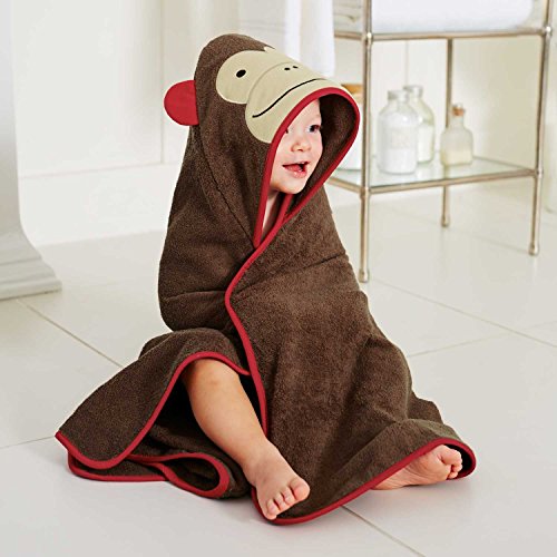 Skip Hop SKI-ZOO-TOWEL-MONKEY - Toalla infantil con capucha, diseño de mono