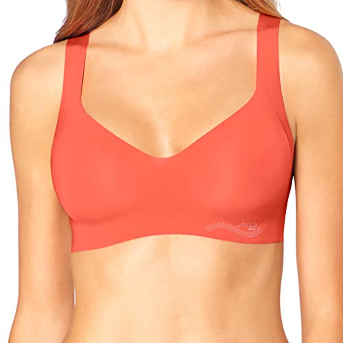 Sloggi Zero Feel Bralette Ex Corsé, Naranja (Papaya 6341), 46 (Talla del Fabricante: Large) para Mujer