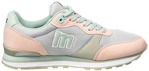 Sneakers Mustang Dasha 69362 Gris y Rosa