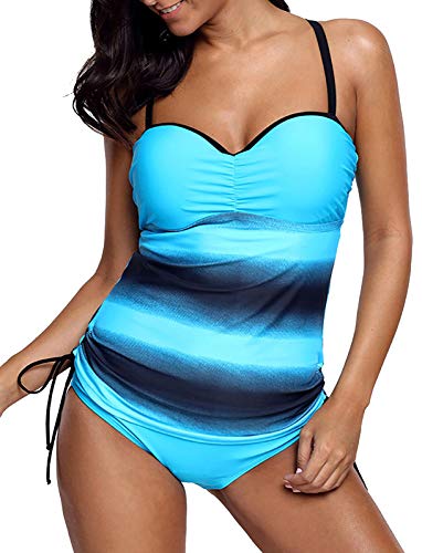 Socluer Bikini Tankini de Mujer Bikini Push up de Playa de Verano de Dos Piezas Traje de baño