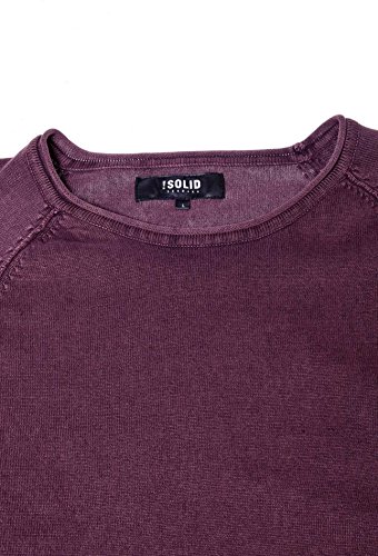 !Solid Malvin - Jersey de Punto para Hombre Violeta (Fudge 5560 Fudge) L