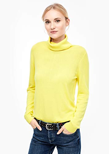 s.Oliver 05.911.61.7016 suéter, Amarillo (Yellow 1184), 48 (Talla del Fabricante: 46) para Mujer