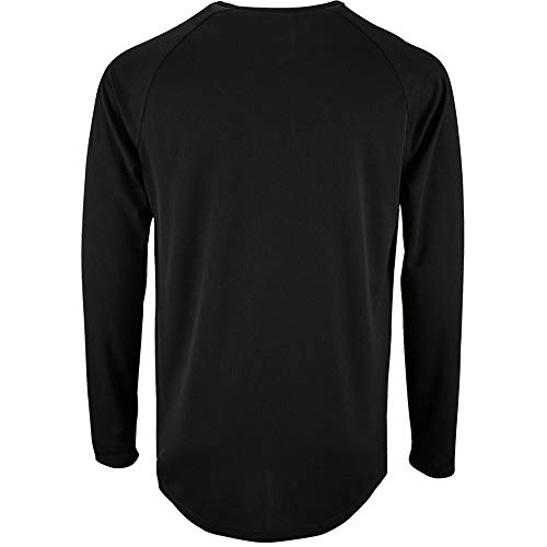 SOLS Camiseta de Manga Larga Modelo Performance Para Hombre (XL/Azul Eléctrico)