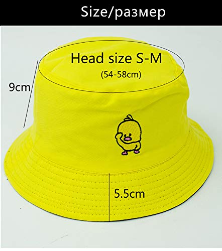 Sombrero de Cubo de Verano para Hombres, Mujeres, Moda de algodón, Reversible, niños, niñas,   Sombrero para el Sol, Sombrero de Pescador de Playa -Daisy White Pink