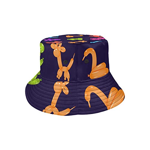 Sombrero de Pesca para niños Globo Insectos y Mascotas Verano Unisex Pesca Sun Top Bucket Sombreros para Adolescentes Mujeres Gorra de Pescador Deporte al Aire Libre XL Sombrero de enfriamiento