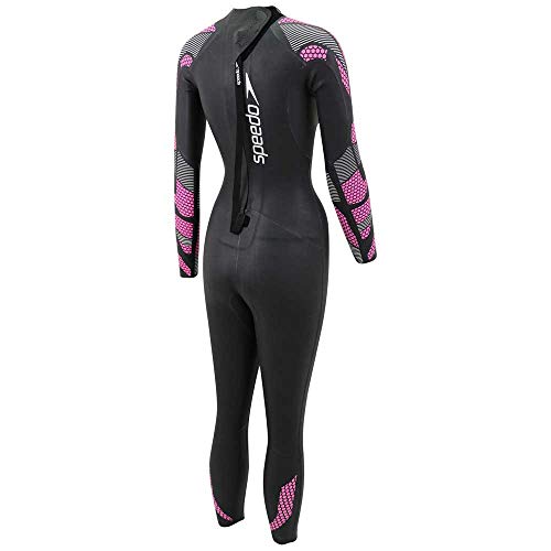 Speedo Proton Female Fullsuit Traje Neopreno, Mujer, Black/Purple, S