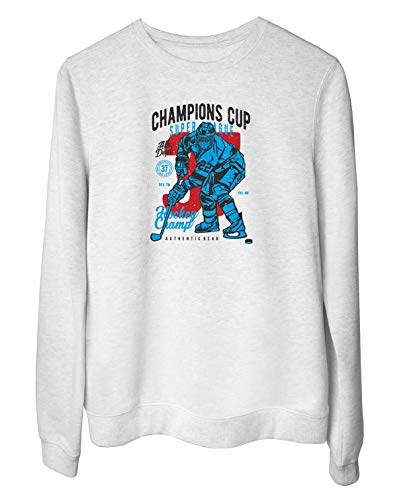 Sudadera Blanc para Las Mujeras Blanc EPS0037 Champions Cup Hockey